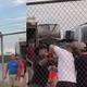 Imagem - Briga de astros: cantor pula cerca com arame farpado para encarar rival
