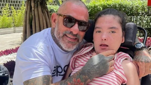 Henrique Fogaça e a filha, Olivia 