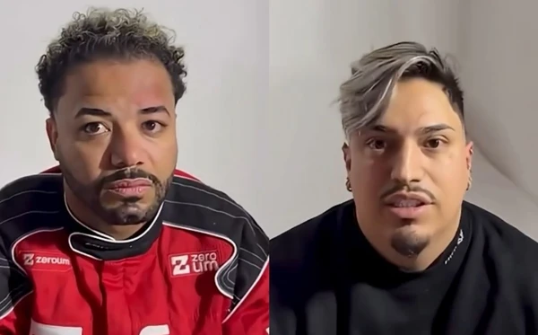 Hytalo Santos e marido recebem primeira visita da família após quase um mês presos.