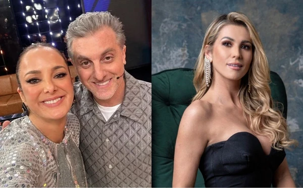 Luciano Huck põe fim aos rumores e confirma que Lívia Andrade segue no 'Domingão'