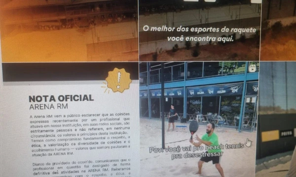 Nota oficial da Arena RM