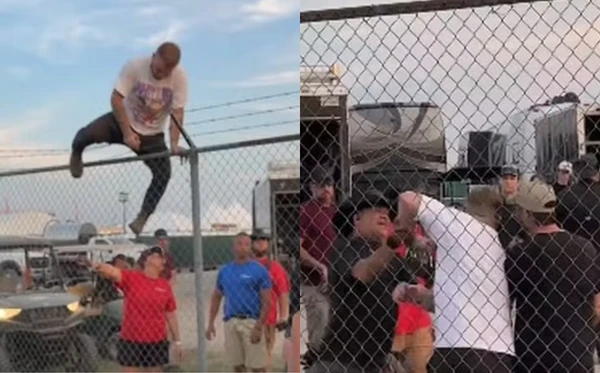 Zach Bryan pulou cerca com arame farpado para brigar com Gavin Adcock