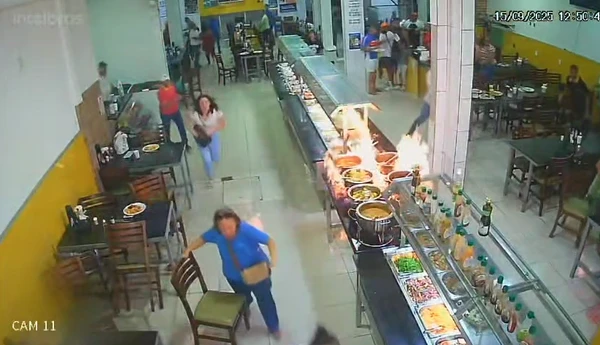 Explosão em churrascaria de Mar Grande deixa sete pessoas feridas por Reprodução/Notícias da Ilha