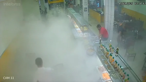 Explosão em churrascaria de Mar Grande deixa sete pessoas feridas por Reprodução/Notícias da Ilha