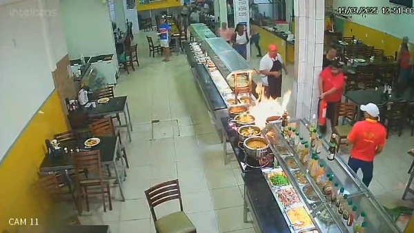 Explosão em churrascaria de Mar Grande deixa sete pessoas feridas por Reprodução/Notícias da Ilha