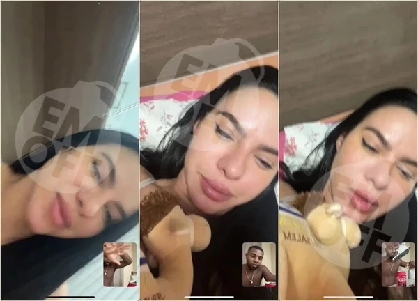 Tàmires Assîs em conversa com Davi Brito, que aparece segurando uma arma por Reprodução