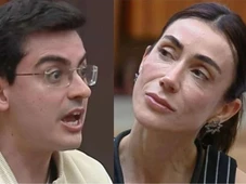Imagem - ‘A Fazenda 2025’: Dudu Camargo dá invertida em Michelle Barros e bate boca com atual de Belo