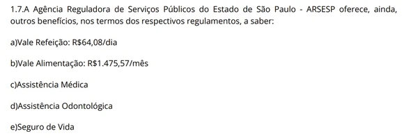 Concurso da Arsesp  por Captura de tela 