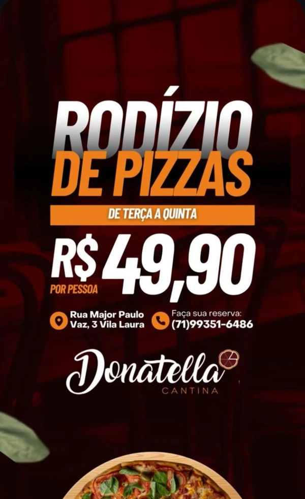 Rodízio da Cantina Donatella – Vila Laura por Captura de tela 