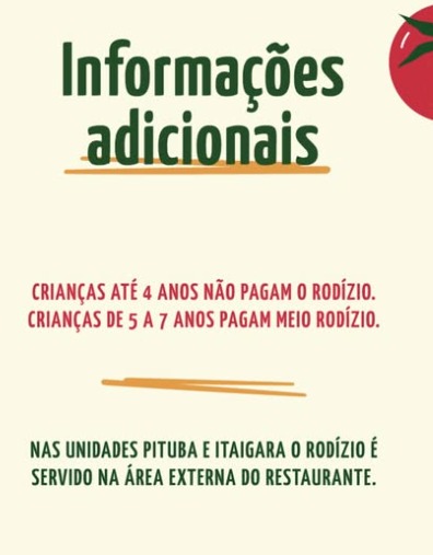 Rodízio da Cantina Volpi  por Captura de tela 