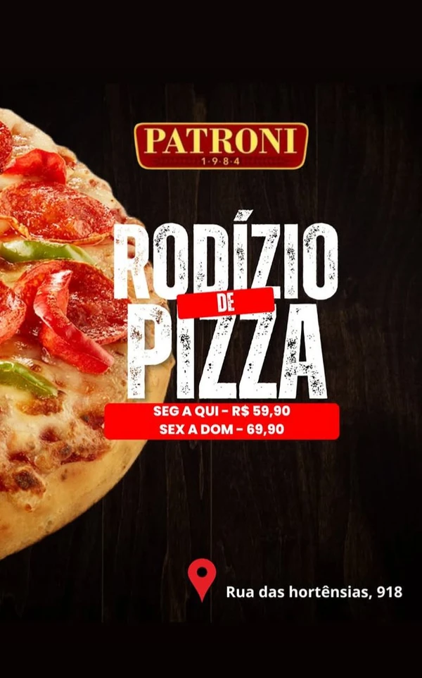 Rodízio do Patroni por Captura de tela 