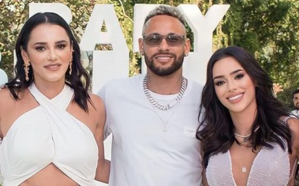 Telma Fonseca, Neymar e Bruna Biancardi