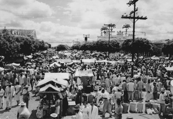 A feira em Feira de Santana