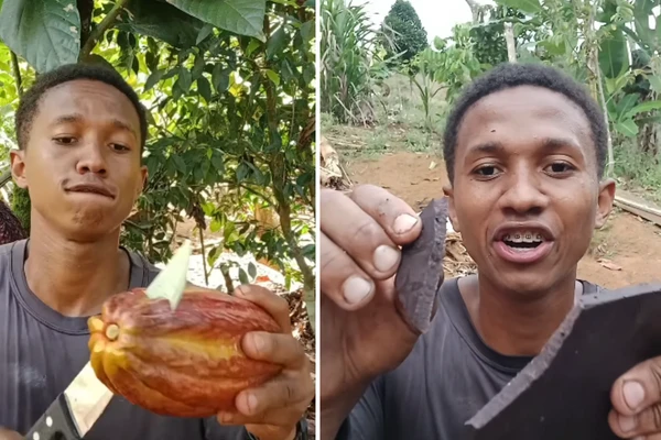 Berê ensina a fazer chocolate