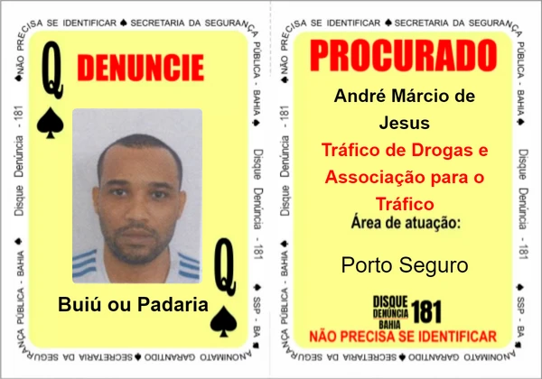 Criminosos mais perigosos na mira da SSPBA por SSPBA