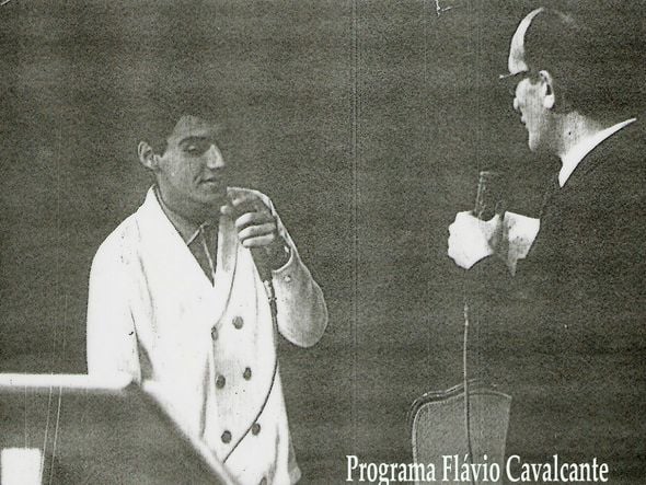 Participação no programa de Flávio Cavalcanti