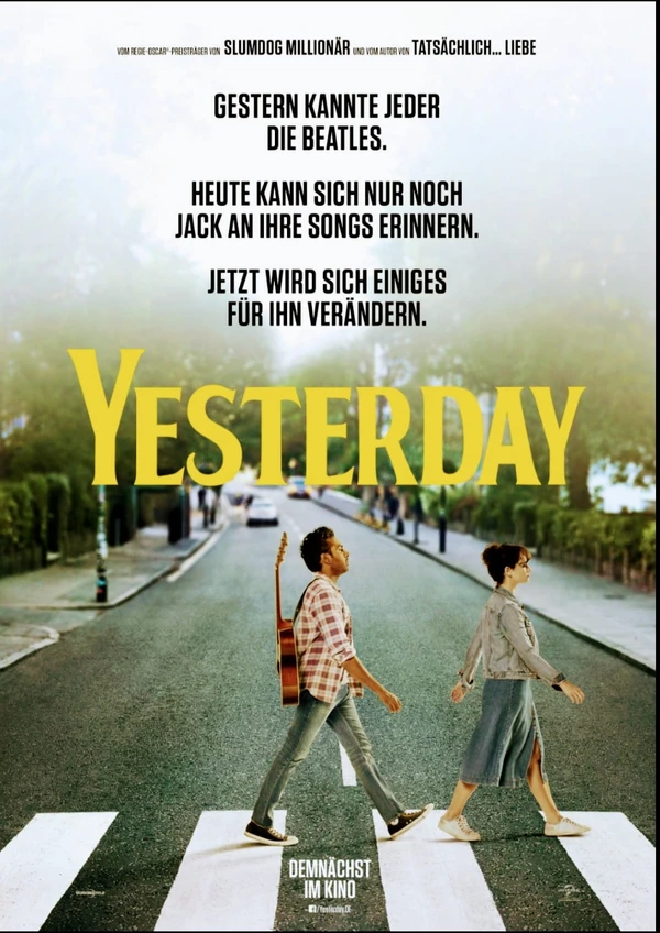 Yesterday está na Netflix