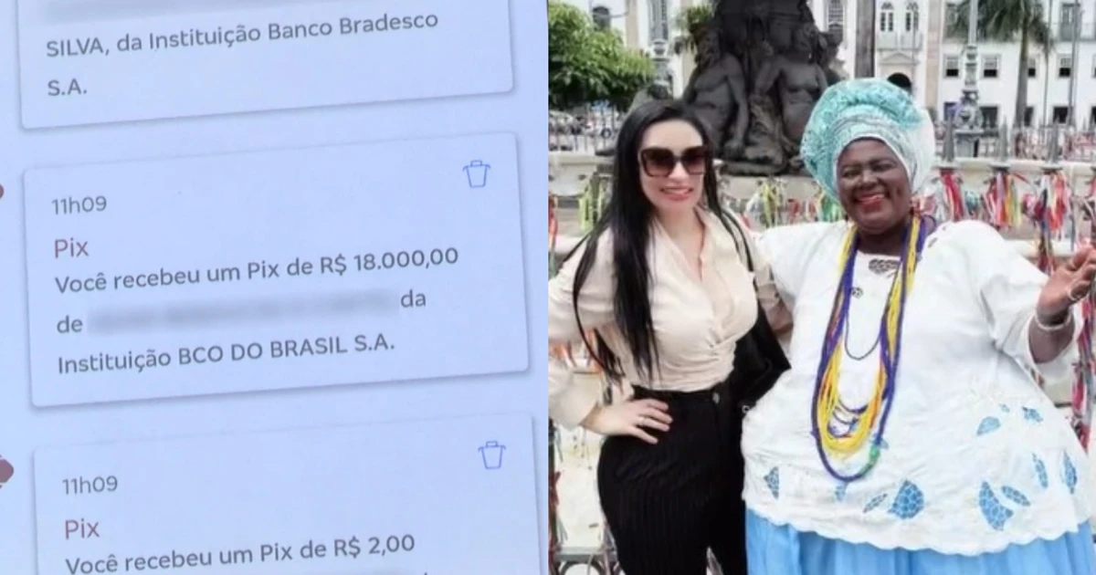 Imagem - Pix errado: baiana de receptivo recebe R$ 18 mil em vez de R$ 18 e devolve tudo para turista