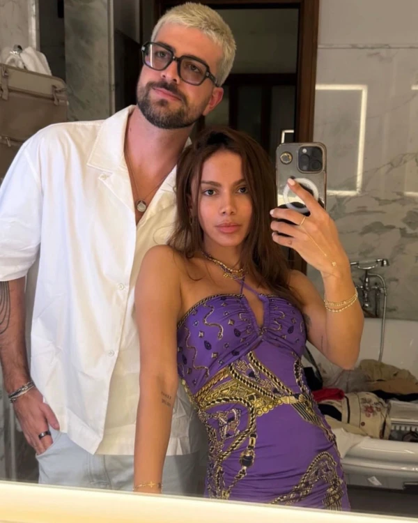 Anitta e Ian Bortolanza por Reprodução / Redes Sociais