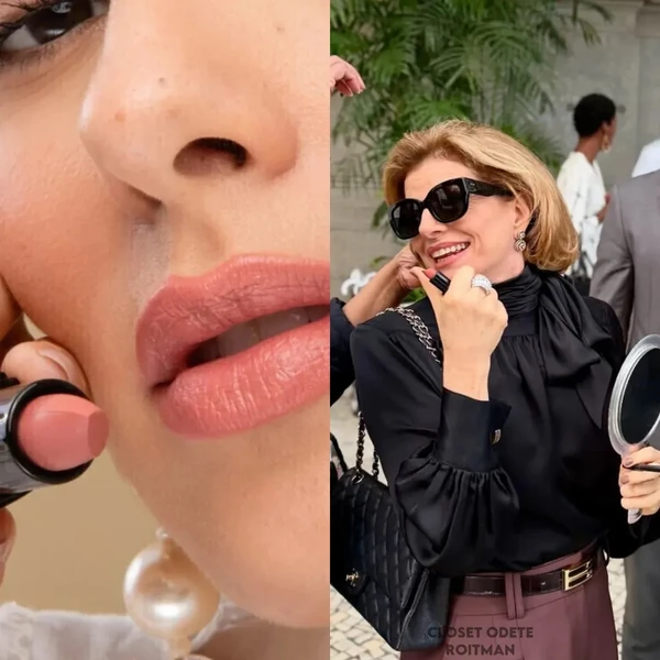 Batom de Odete Roitman (Débora Bloch) em "Vale Tudo" por Reprodução @closetdaodeteroitman