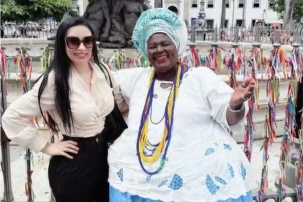 Reasilvia e Giane Rebouças por Reprodução/TV Bahia