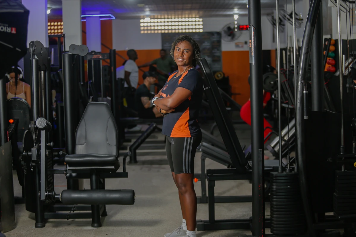 Viviane Dantas comanda a academia Start Fitness, no Pai Miúdo, e vai abrir mais uma unidade no Subúrbio
