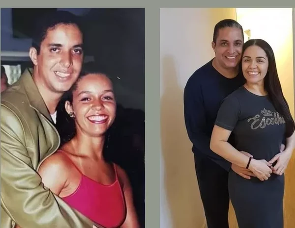 Waguinho e a esposa por Reprodução