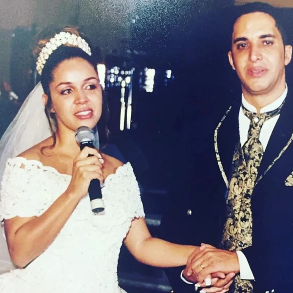 Waguinho e a esposa por Reprodução