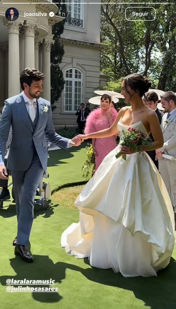 Casamento de Lara, filha de Faustão por Reprodução