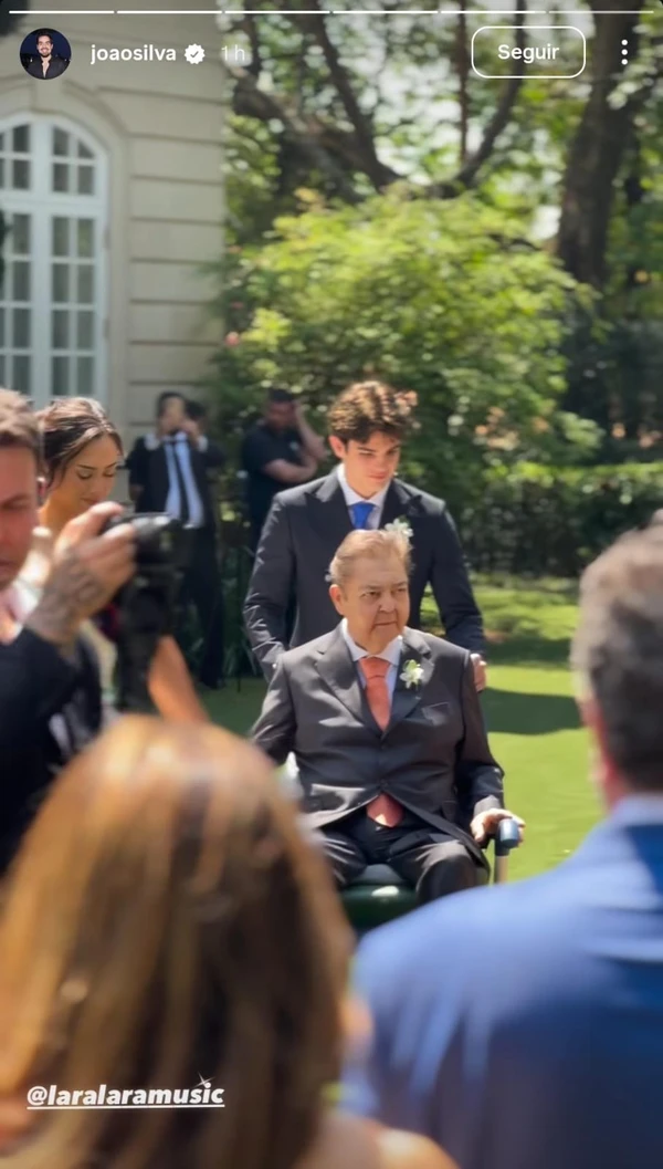 Casamento de Lara, filha de Faustão por Reprodução