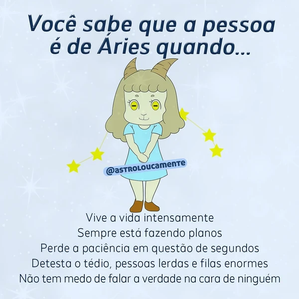 Características de Áries por Reprodução