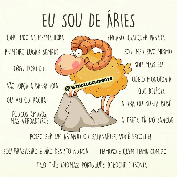 Características de Áries por Reprodução