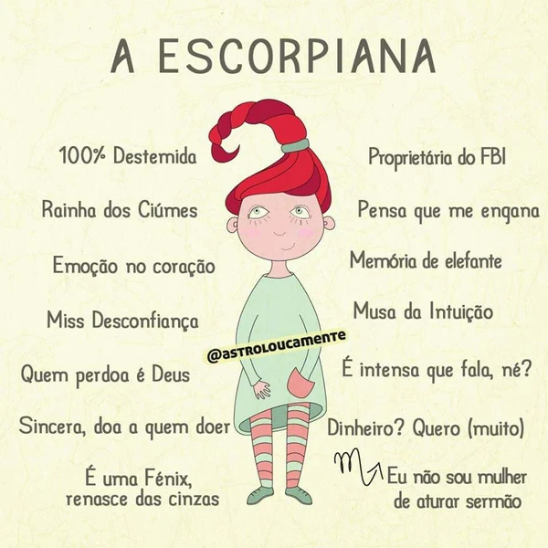 Características de Escorpião por Reprodução