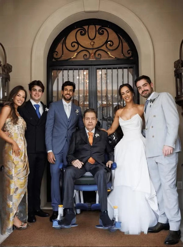 Casamento da filha de Faustão foi celebrado neste sábado (21) por Divulgação