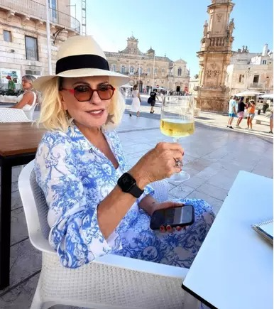 Ana Maria Braga na Itália por Reprodução/Instagram