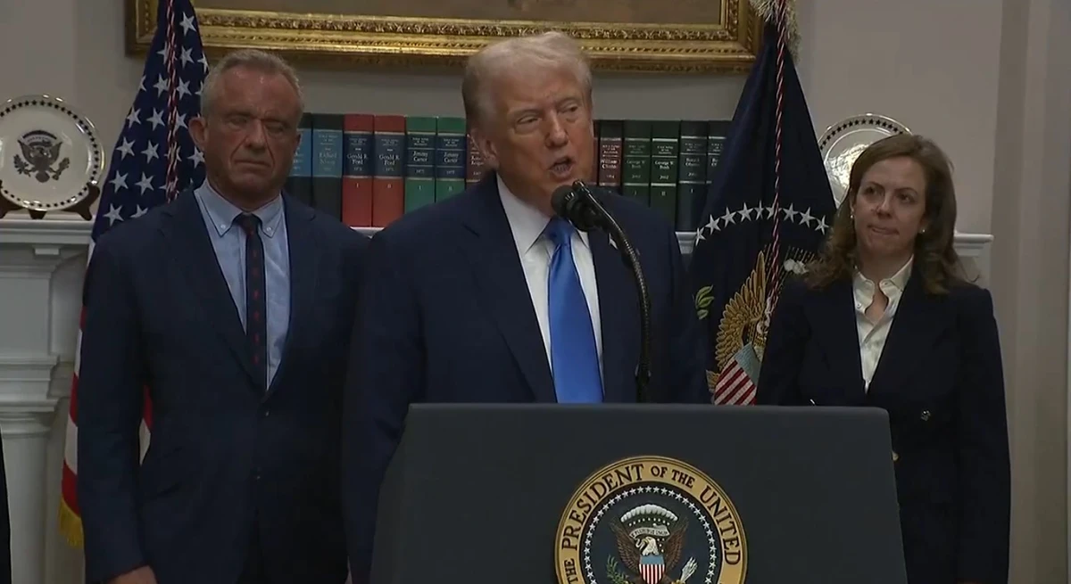 Anúncio de Donald Trump sobre o uso de Tylenol