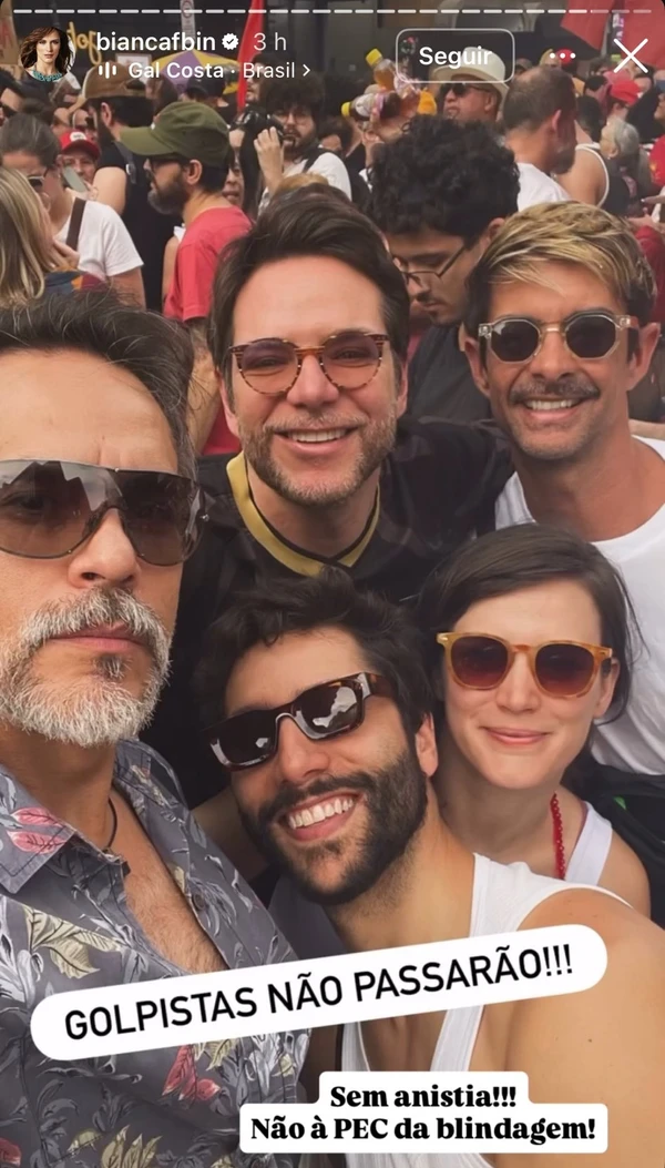 Bianca Bin em São Paulo por Reprodução/Instagram