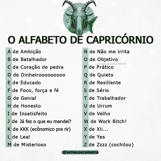 Características do signo de Capricórnio por Reprodução