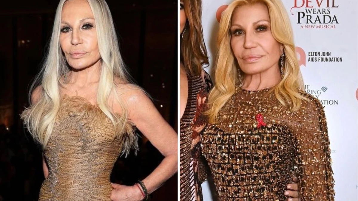 Donatella Versace impressiona com transformação no rosto em novas fotos  por Reprodução/Instagram
