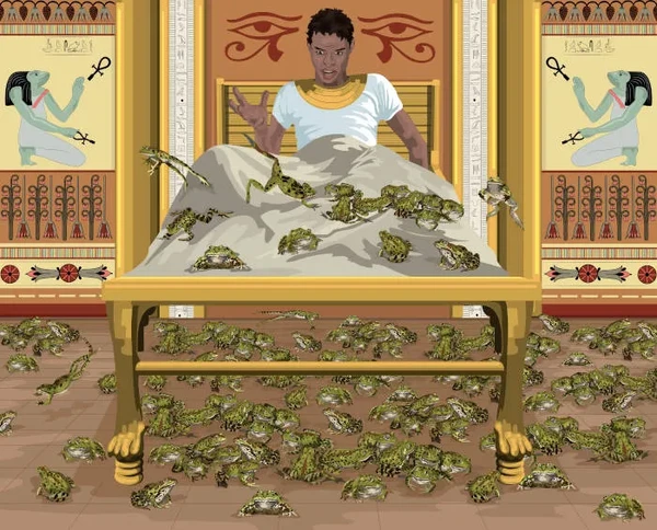 Infestação de rãs por Reprodução