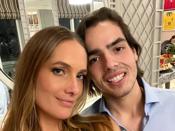 João Silva, filho de Faustão, e a modelo Schynaider Moura por Reprodução
