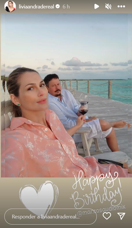 Lívia Andrade e Marcos Araújo por Reprodoção/Redes Sociais 