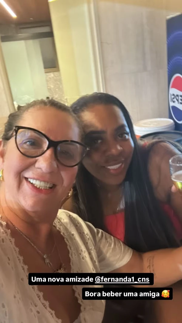 Margareth Serrão e Fernanda Cristina por Reprodução