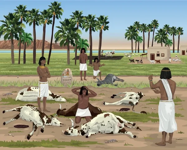 Peste sobre os animais por Reprodução