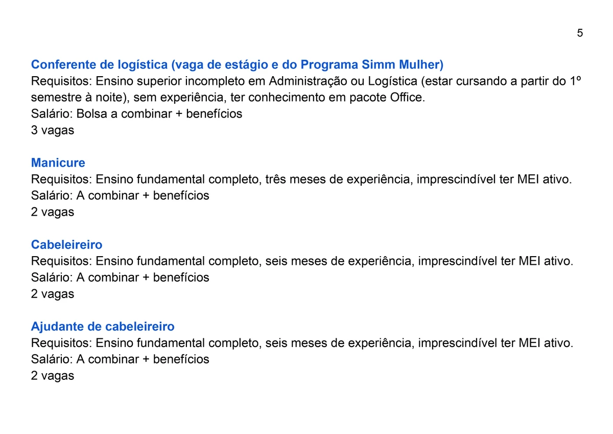 Veja vagas por Reprodução