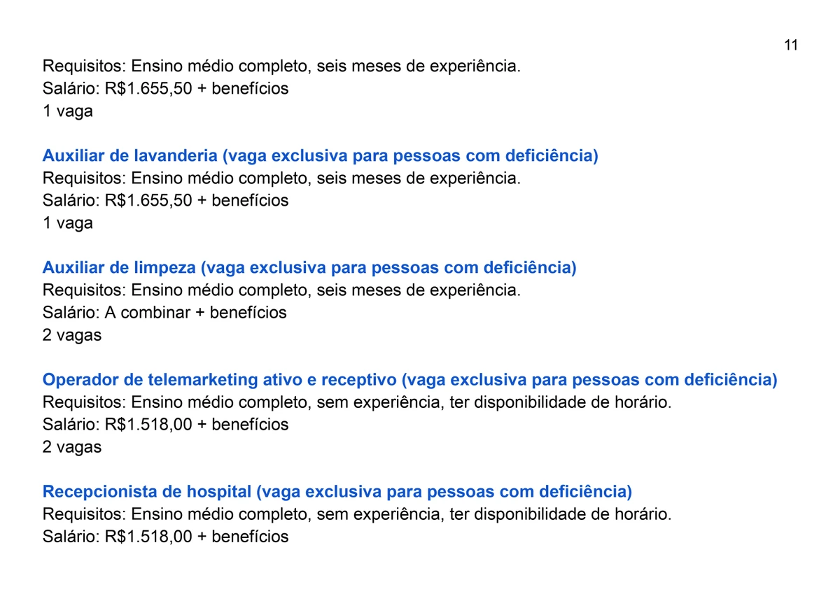 Veja vagas por Reprodução