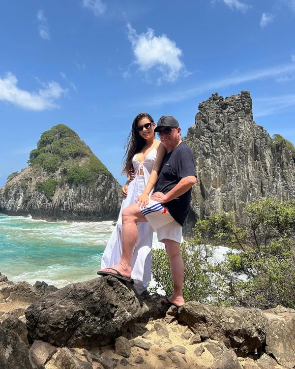 Calita Franciele e Amado Batista por Reprodução/Instagram