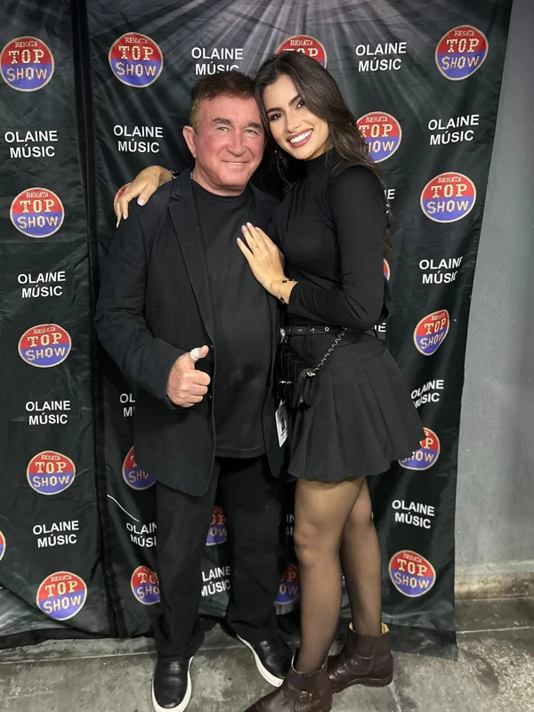 Calita Franciele e Amado Batista por Reprodução/Instagram