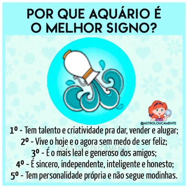 Características do signo de Aquário por Reprodução