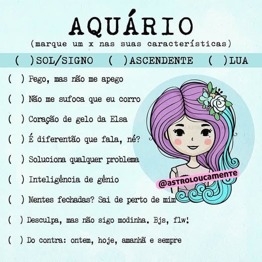 Características do signo de Aquário por Reprodução